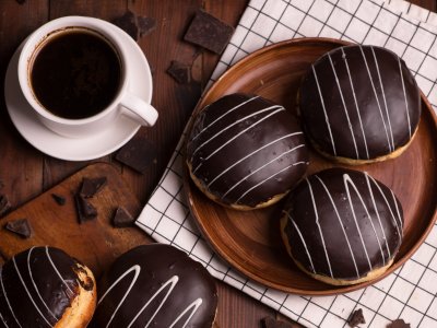 BEZGLUTENOWY Pączek z Czekoladą 200g (2 szt.)